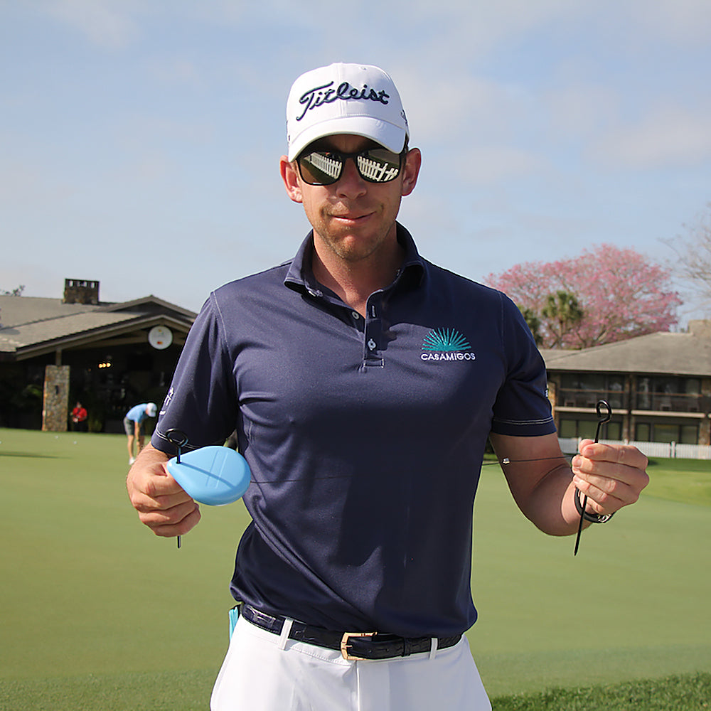 Perfect Practice - The RainDrop - Retractable String for Golf - Blue