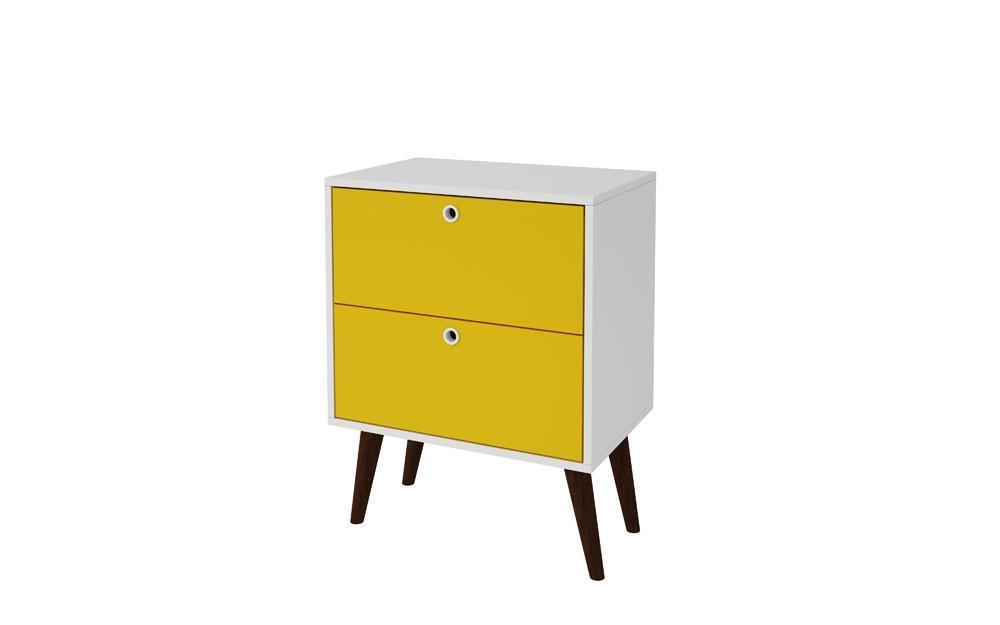 Accentuations by Manhattan Comfort Taby 2 Drawer Nightstand