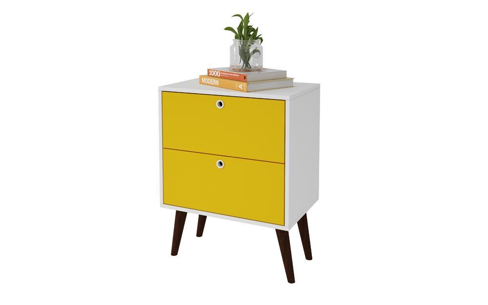 Accentuations by Manhattan Comfort Taby 2 Drawer Nightstand