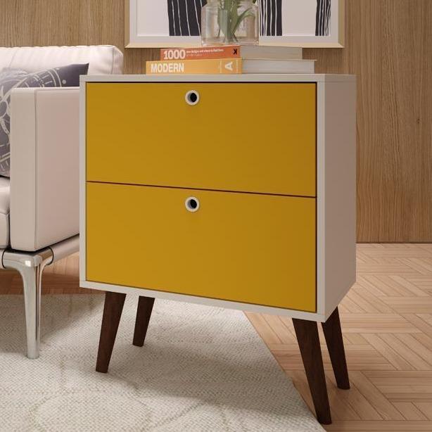 Accentuations by Manhattan Comfort Taby 2 Drawer Nightstand