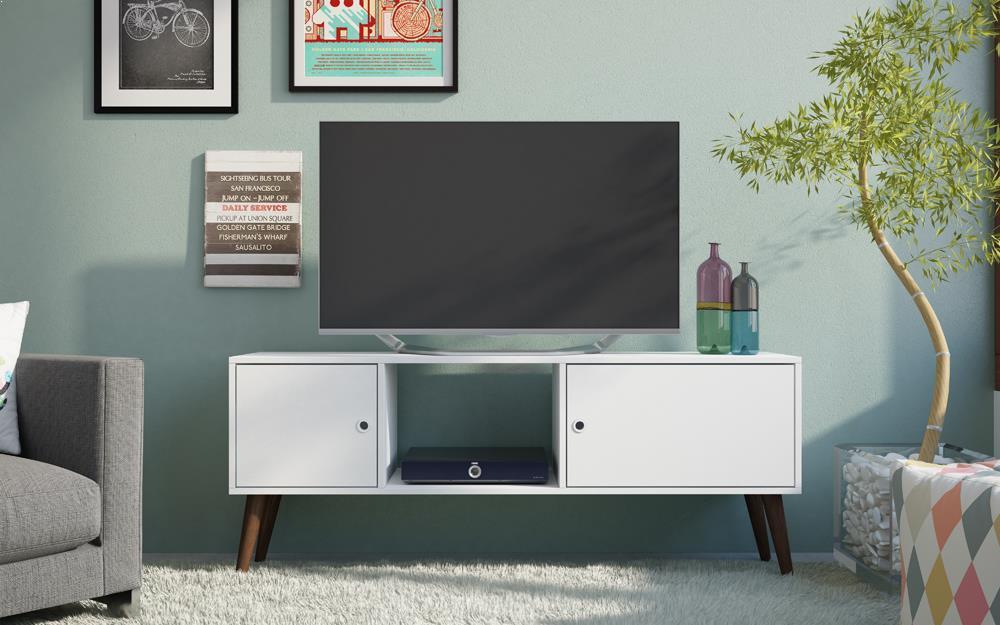 Accentuations by Manhattan Comfort Varberg Splayed Leg TV Stand