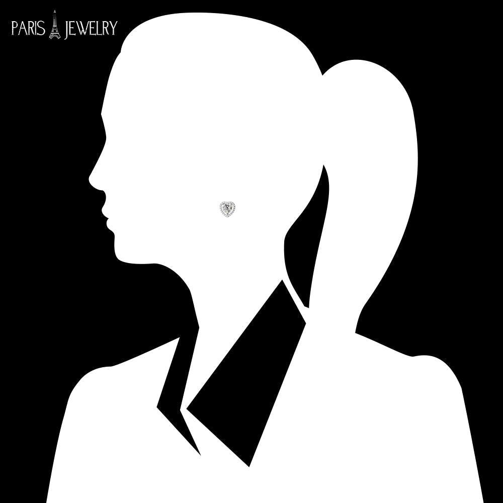 10k White Gold Plated 1 Ct Created Halo Heart White Sapphire CZ Stud Earrings111111111111111111111111111111111111111111111111111111111111111111111111111111111111111111111 ++ ++ ++ ++ ++ ++ ++ ++ ++ ++ ++ ++ ++ ++ ++ ++ ++ ++ ++ ++ ++ ++ ++ ++ ++ ++ ++ ++