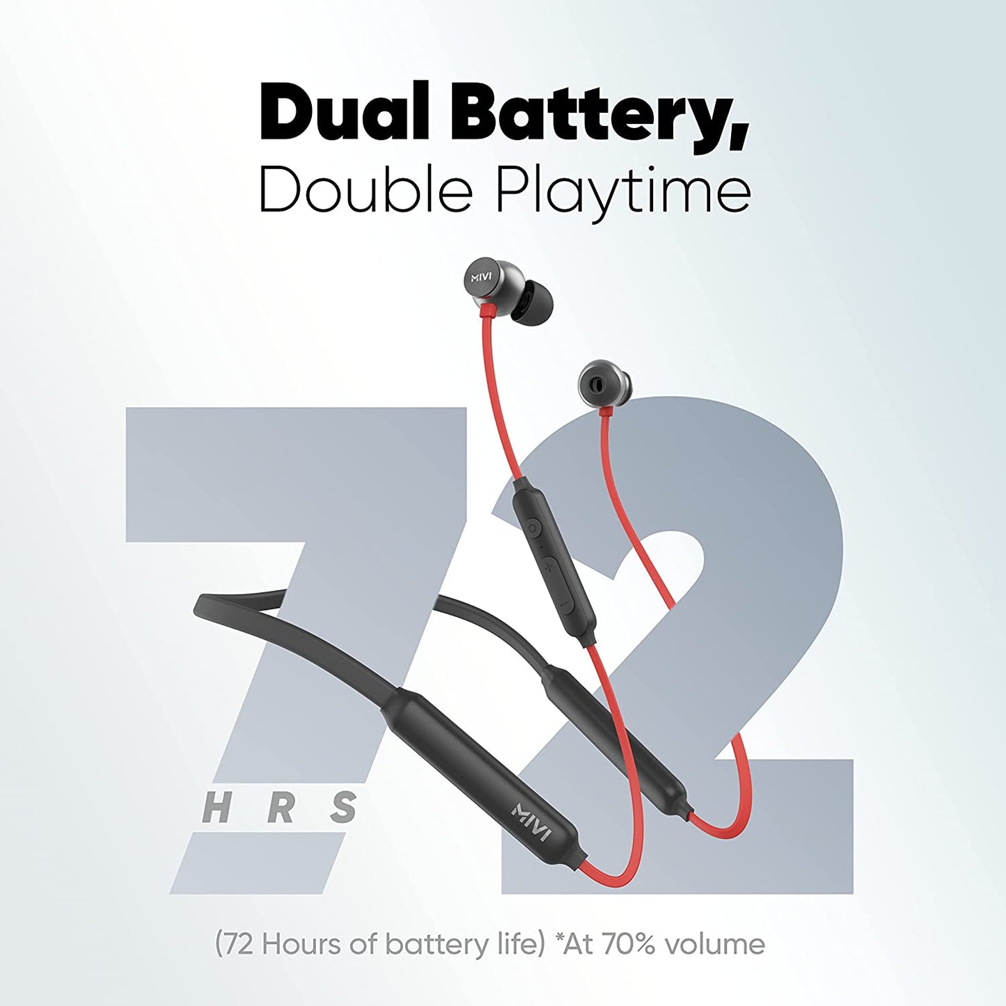 Mivi Collar Flash Pro Bluetooth Earphones with mic