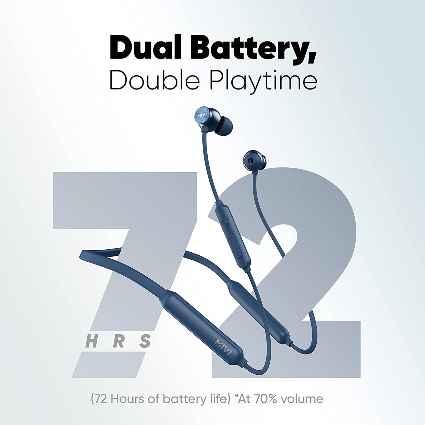 Mivi Collar Flash Pro Bluetooth Earphones with mic