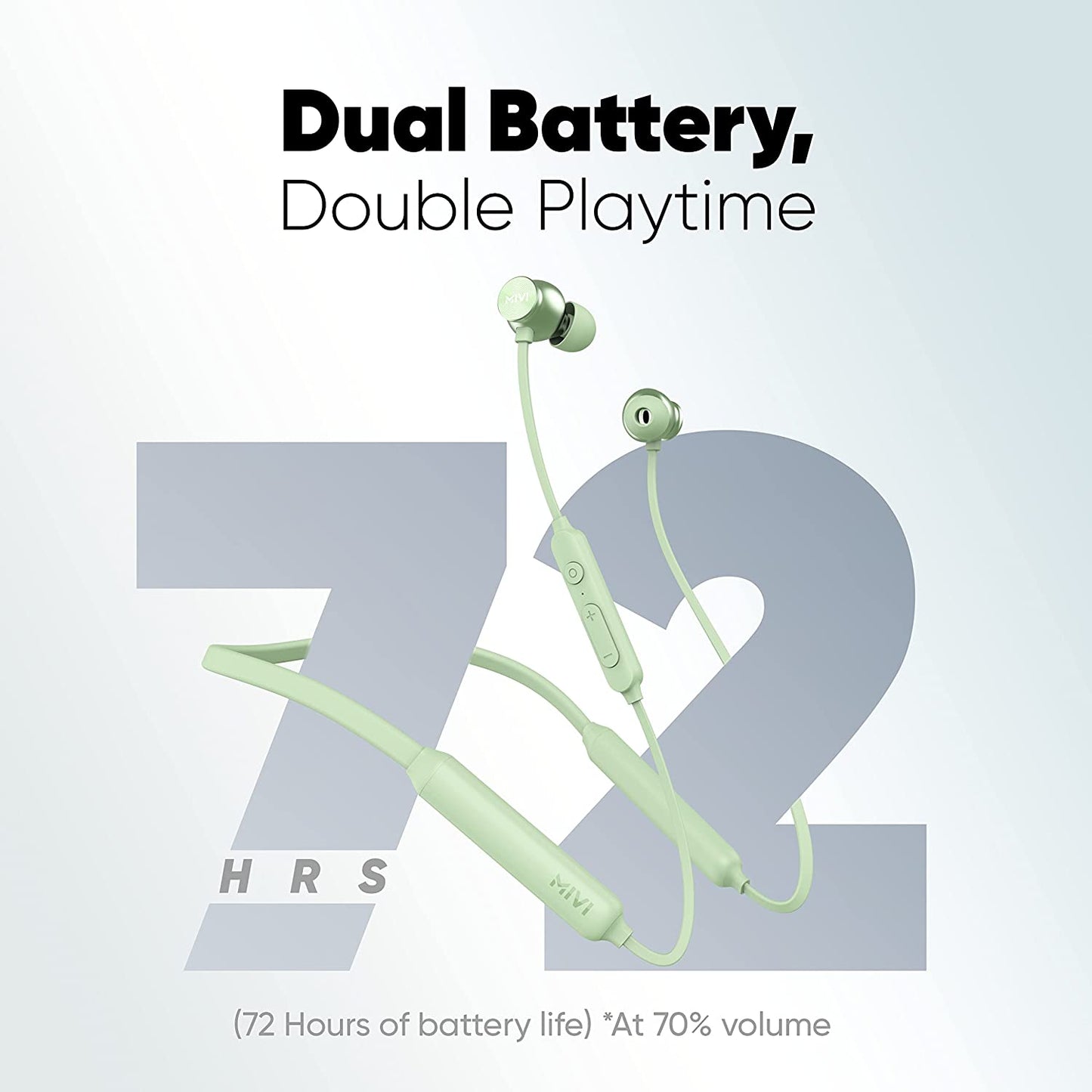 Mivi Collar Flash Pro Bluetooth Earphones with mic