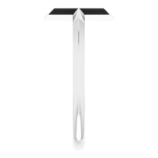 Sterling Silver Negative Space Cross Ring