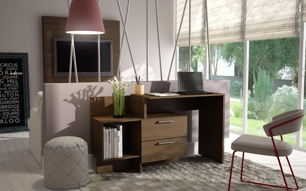 Accentuations by Manhattan Comfort Teramo Home Desk with 1 Shelves
