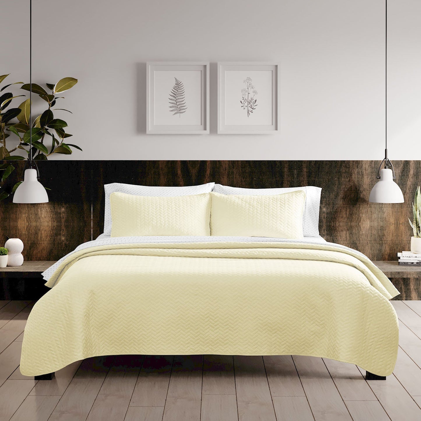 Urban Loft - Espiga Quilt set -Yellow