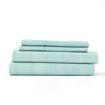 Urban Loft - 4-Piece Haulm Sheet Set Green
