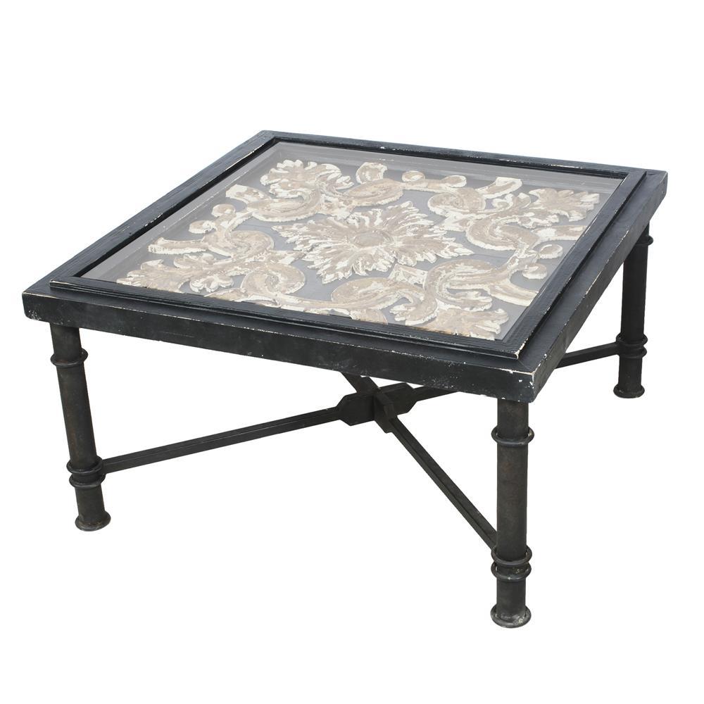 A&B Home Arabesque Square Cocktail Table
