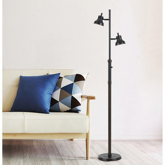 Cal Lighting BO-2616FL 7W X 2 Led Metal Floor Lamp