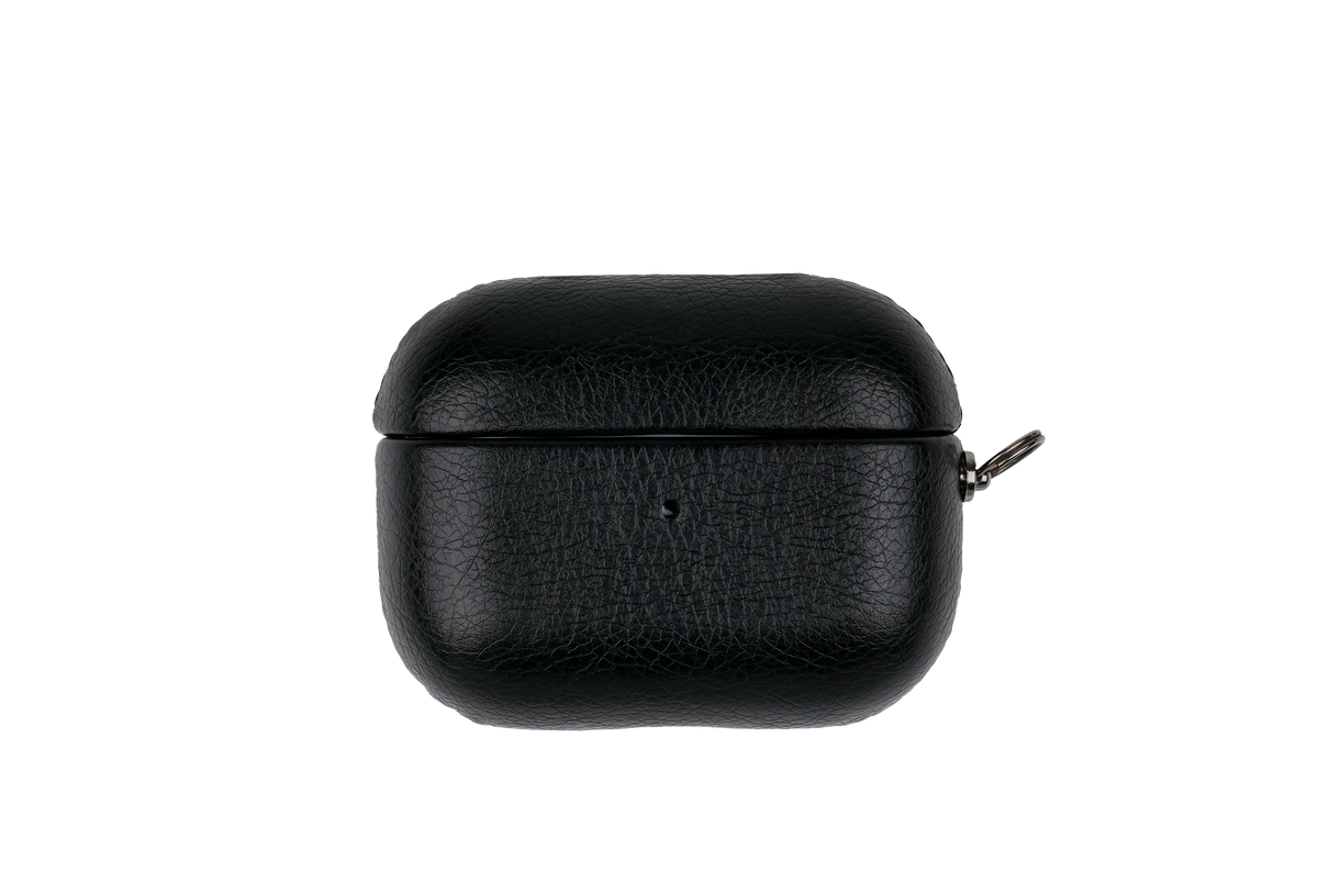 Tekne Vegan Leather case for Airpods-Black