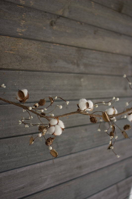 Kalalou Cotton Christmas Garland Set of 22