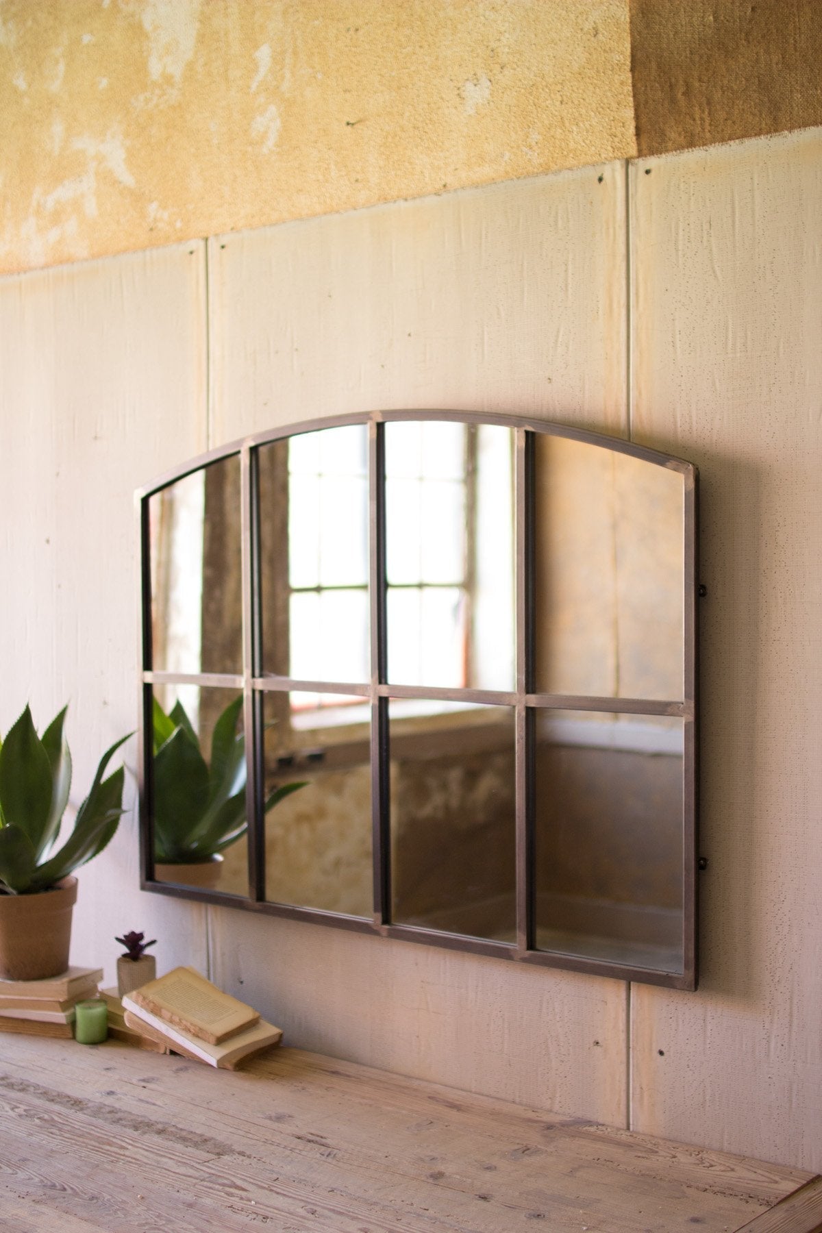 Kalalou Arched Metal Wall Mirror6