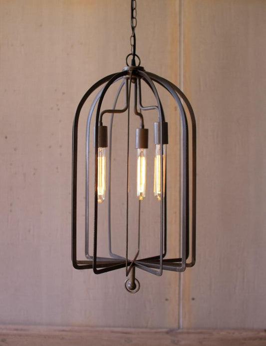 Kalalou Flat Iron Dome Pendant Light1