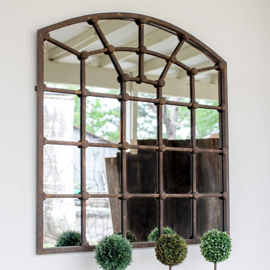Kalalou Arched Iron Mirror6