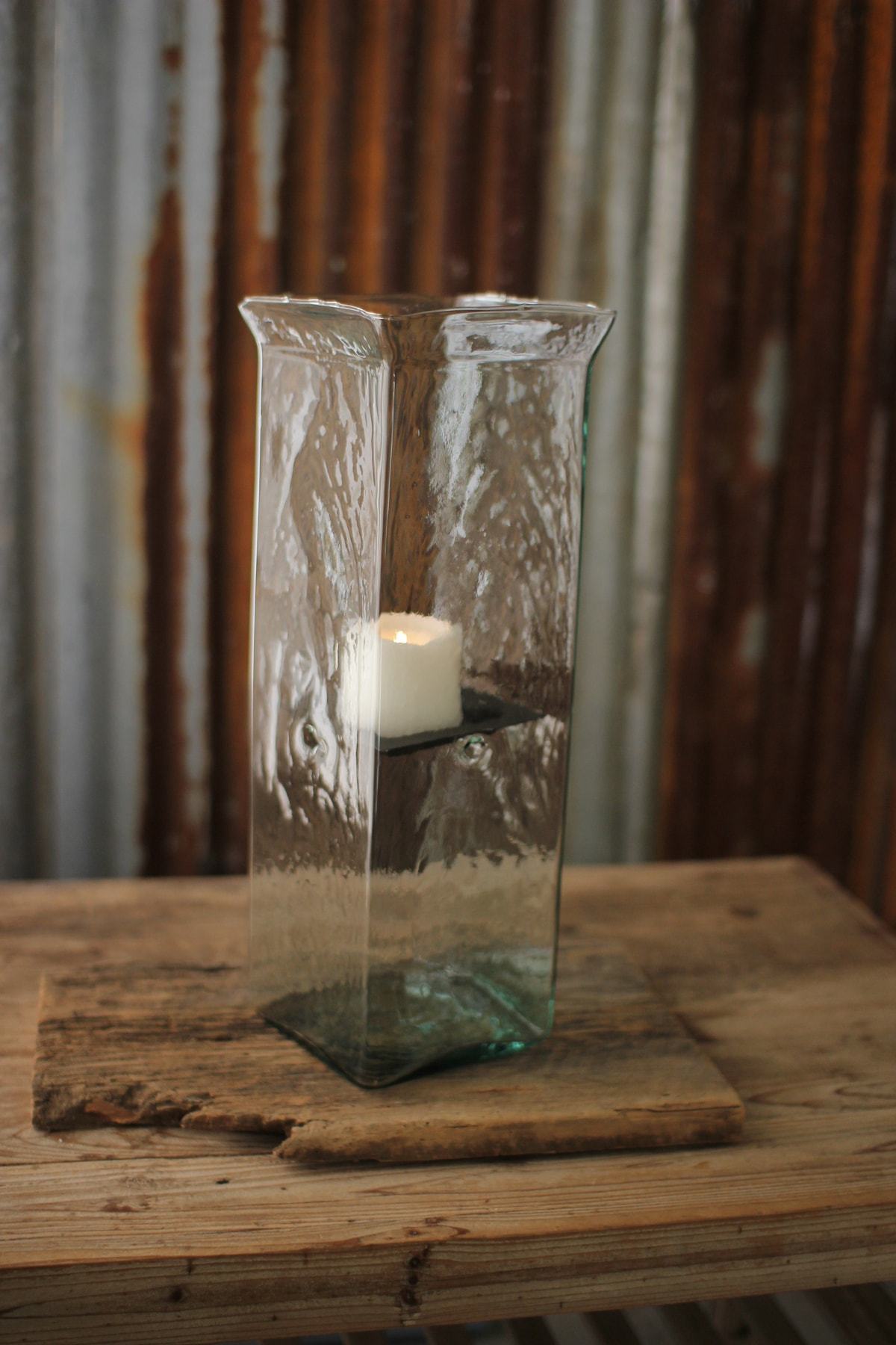 Kalalou Giant Square Candle Hurricane1