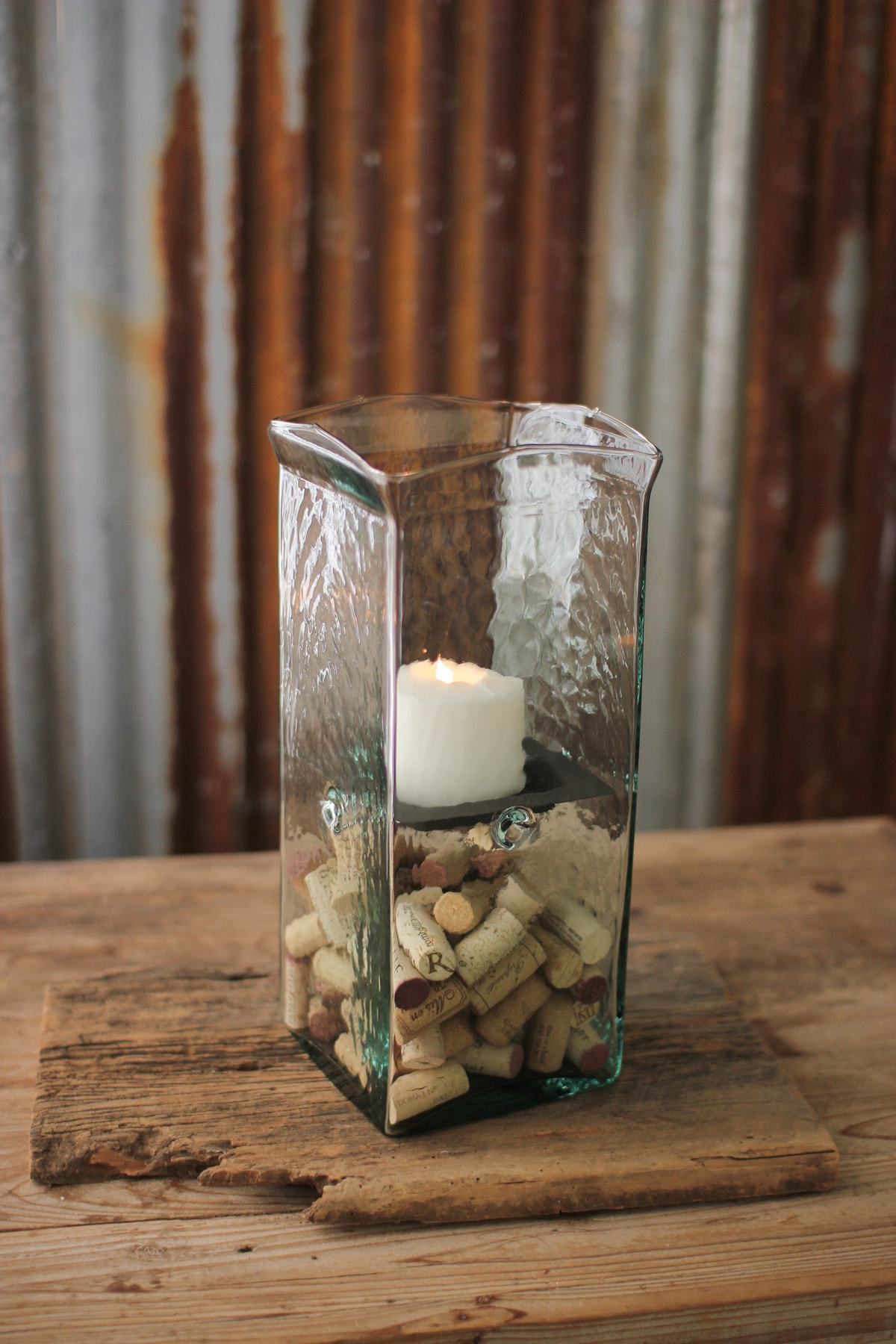 Kalalou Giant Square Candle Hurricane1