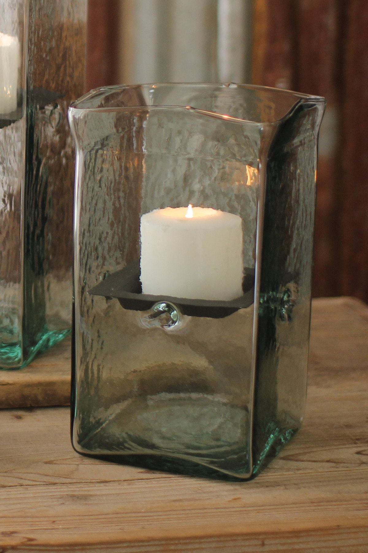 Kalalou Giant Square Candle Hurricane1