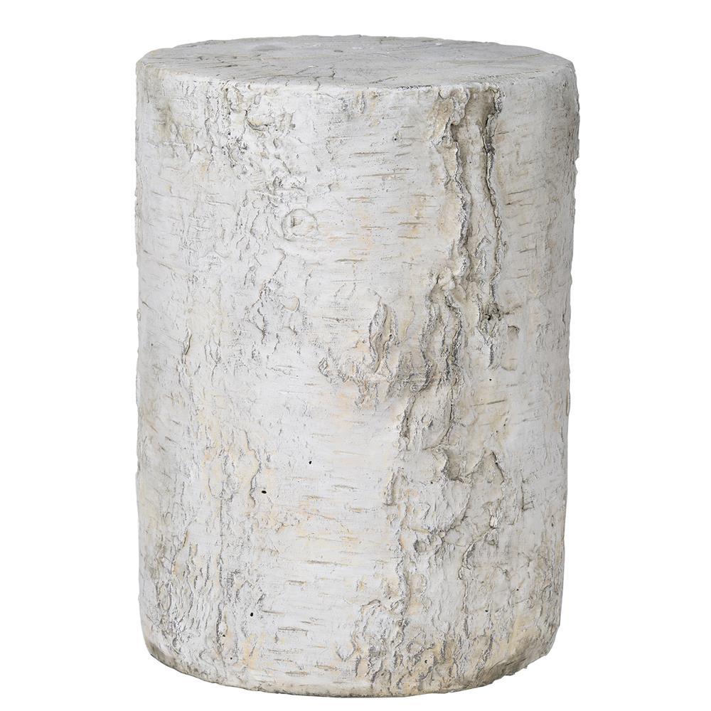 A&B Home Cement Faxu Bark Stool - D1628