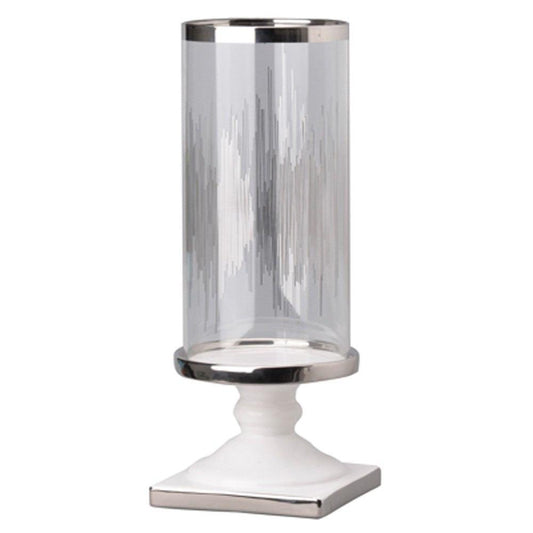 A&B Home Candle Holder With Glass - DD1733