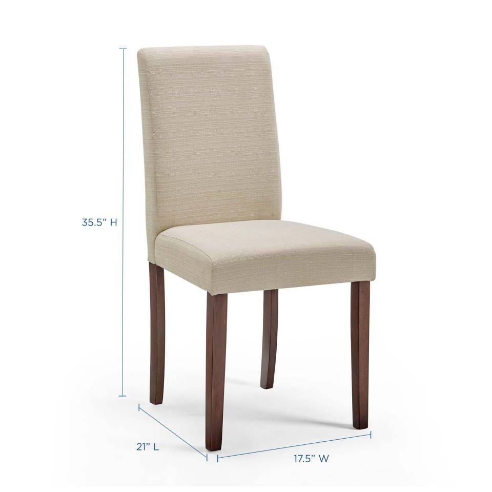 Modway Prosper 5 Piece Upholstered Fabric Dining Set | Dining Sets | Modishstore-3