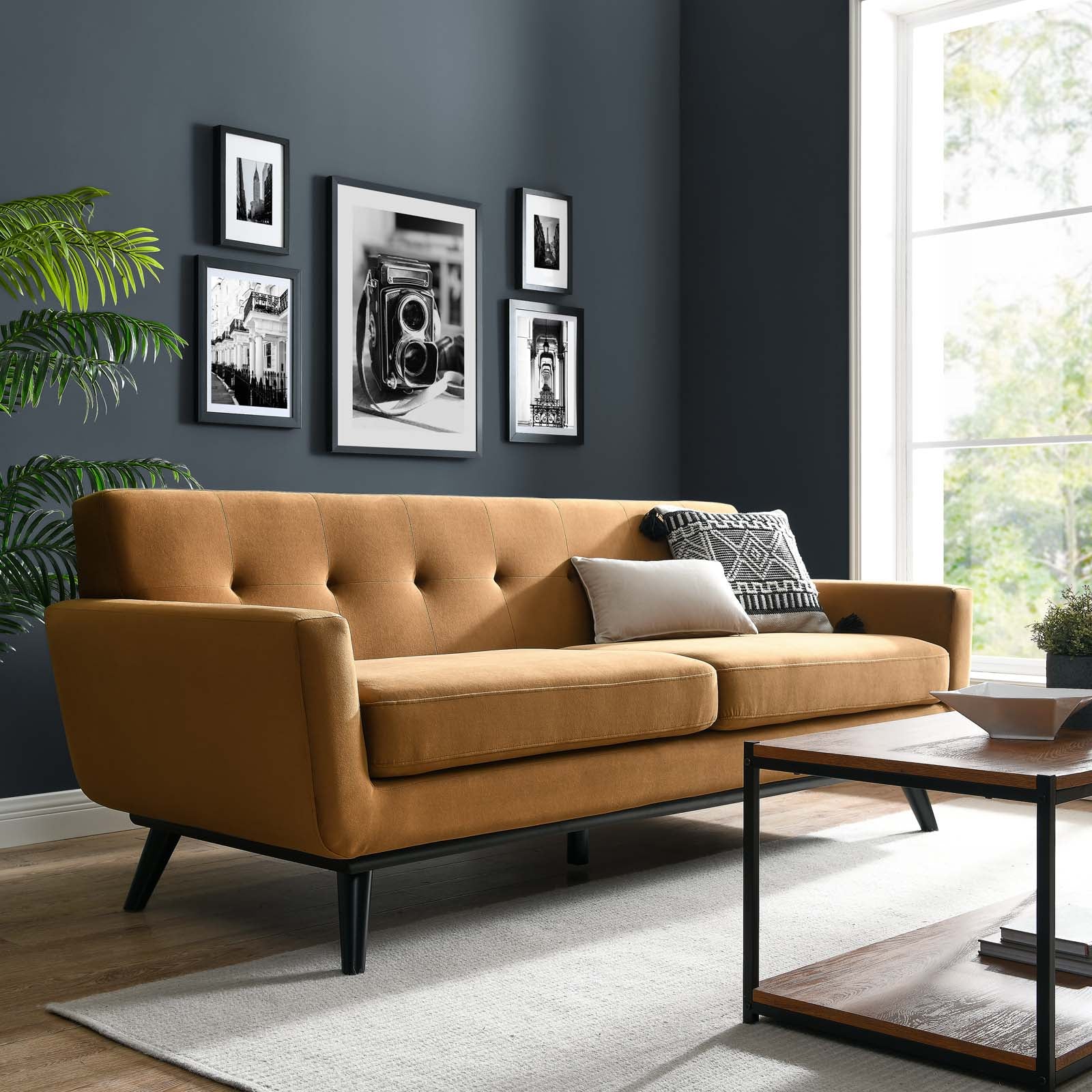 Engage Performance Velvet Sofa By Modway | Sofas | Modishstore
