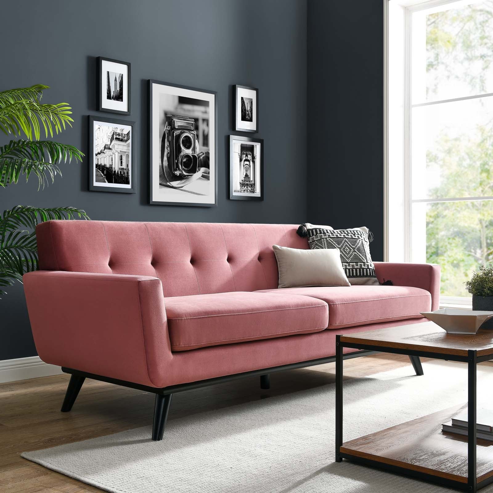 Engage Performance Velvet Sofa By Modway | Sofas | Modishstore - 16