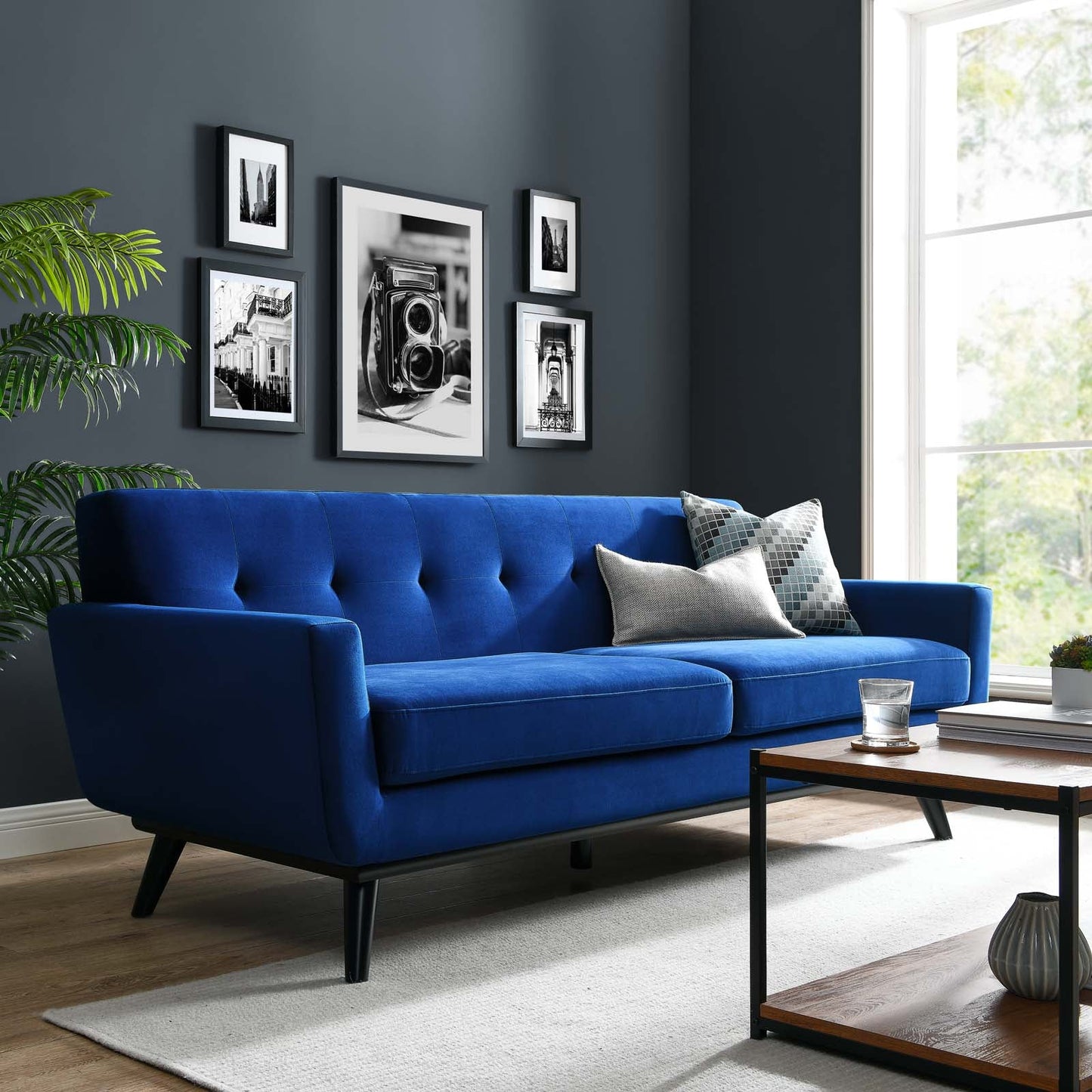 Engage Performance Velvet Sofa By Modway | Sofas | Modishstore - 32