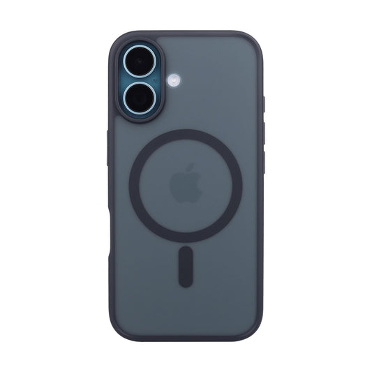 Tekne Matt MagSafe Case for iPhone 16 | Matte Finish | MagSafe Compatible & Scratch-Resistant - Black