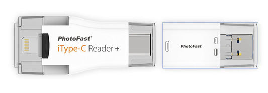 PhotoFast iType-C Reader iOS microSD Card Reader - White