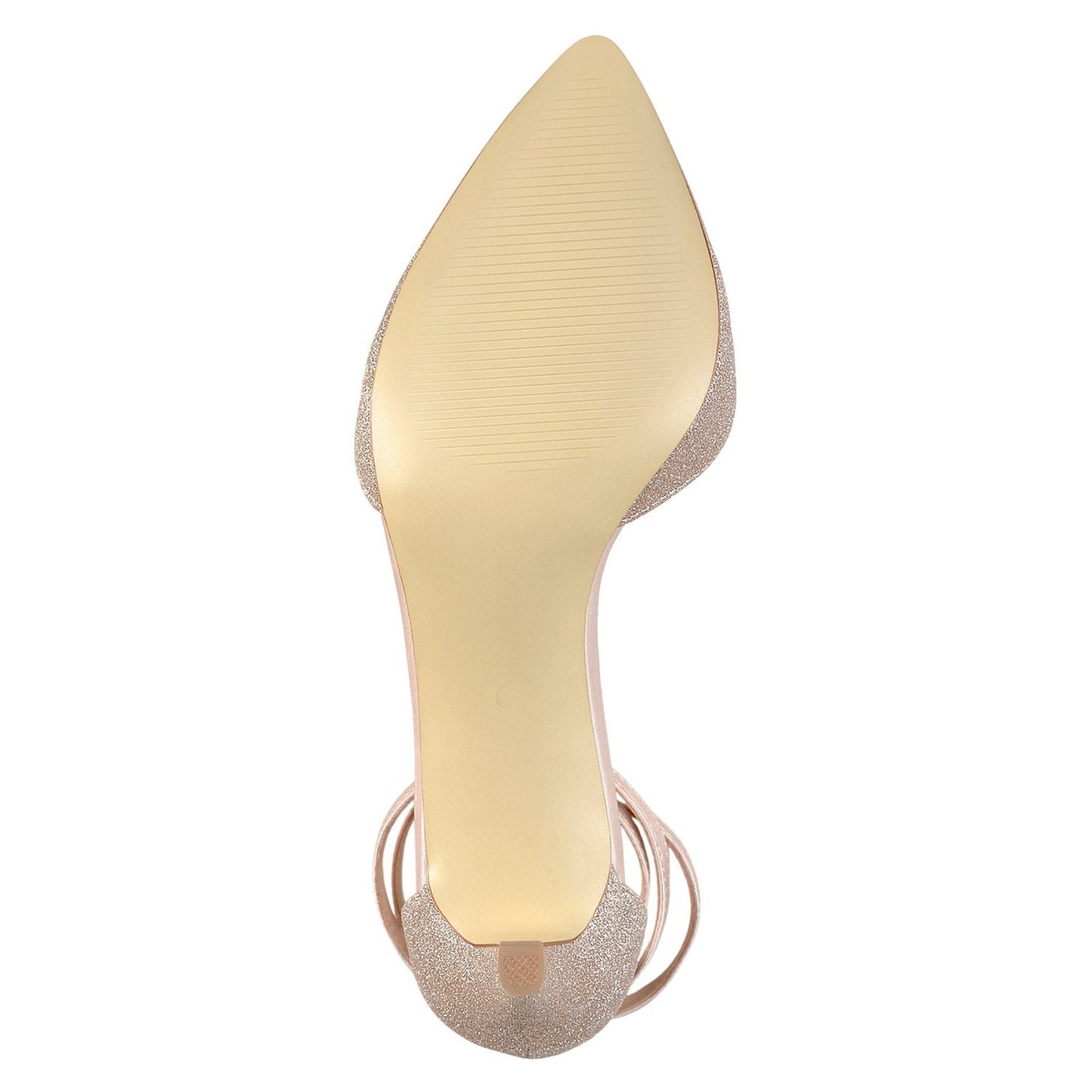 JOURNEE Collection Luela Glitter Ankle Strap Pump with  all size