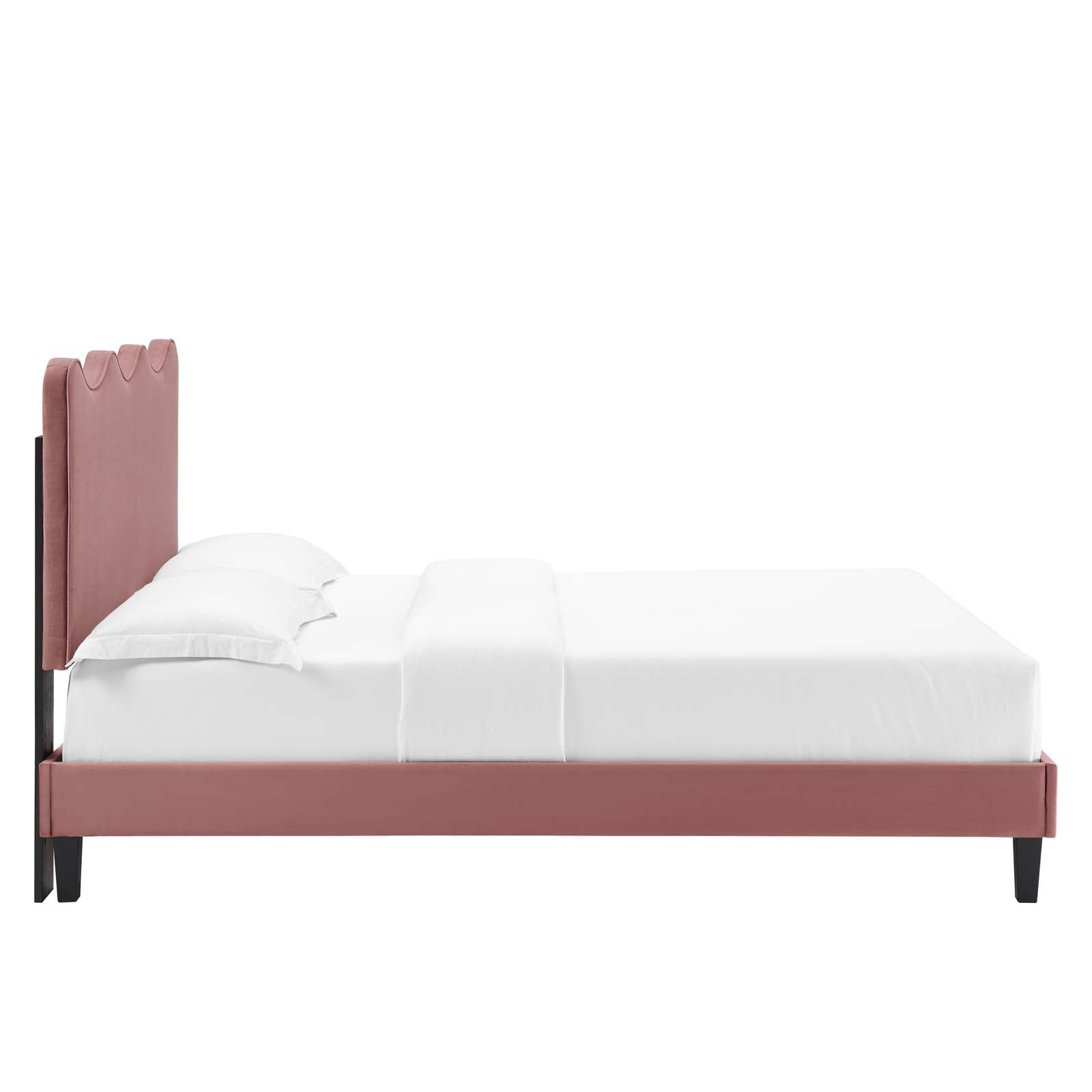 Current Performance Velvet Twin Platform Bed By Modway - MOD-6729-CHA | Beds |  Modishstore - 16