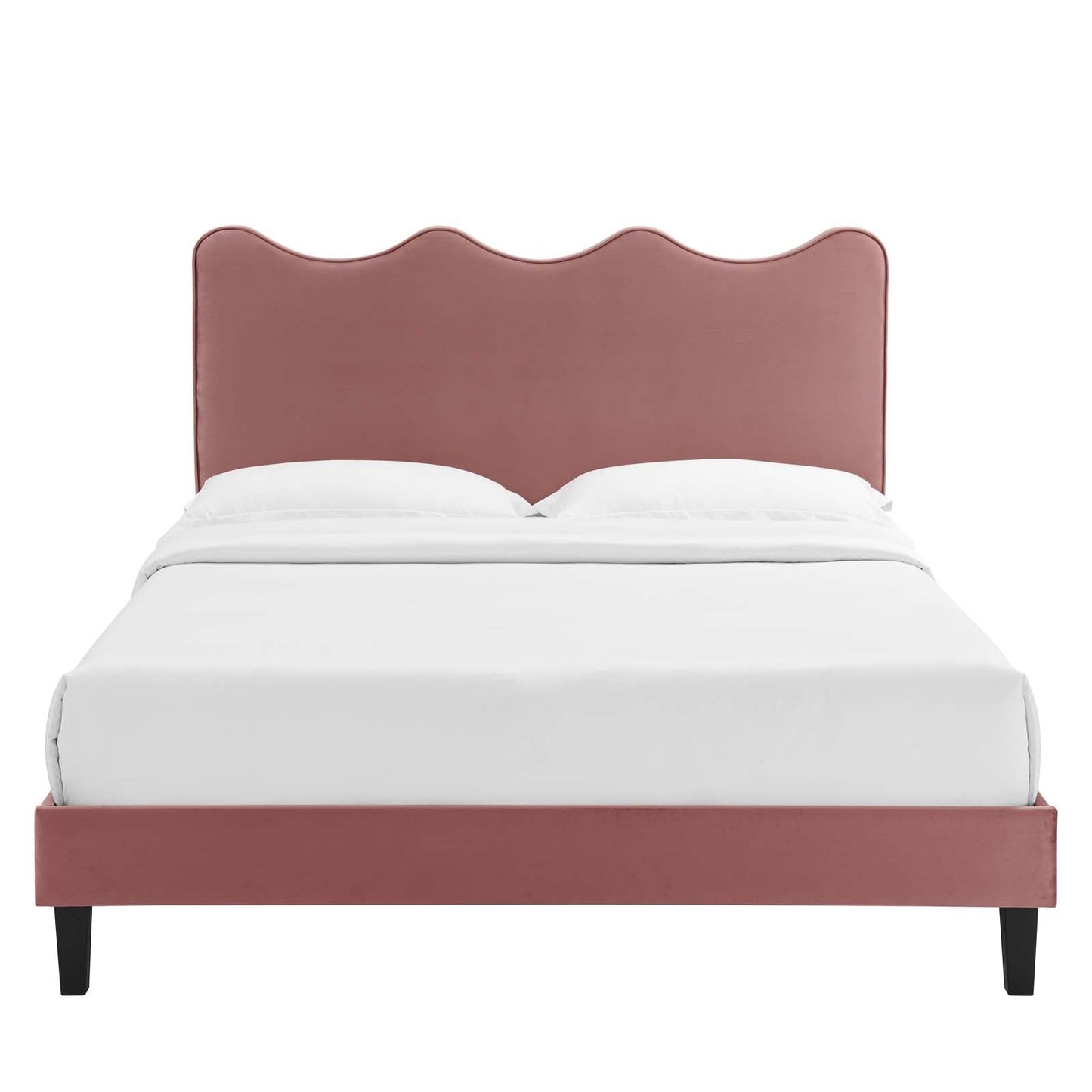 Current Performance Velvet Twin Platform Bed By Modway - MOD-6729-CHA | Beds |  Modishstore - 19