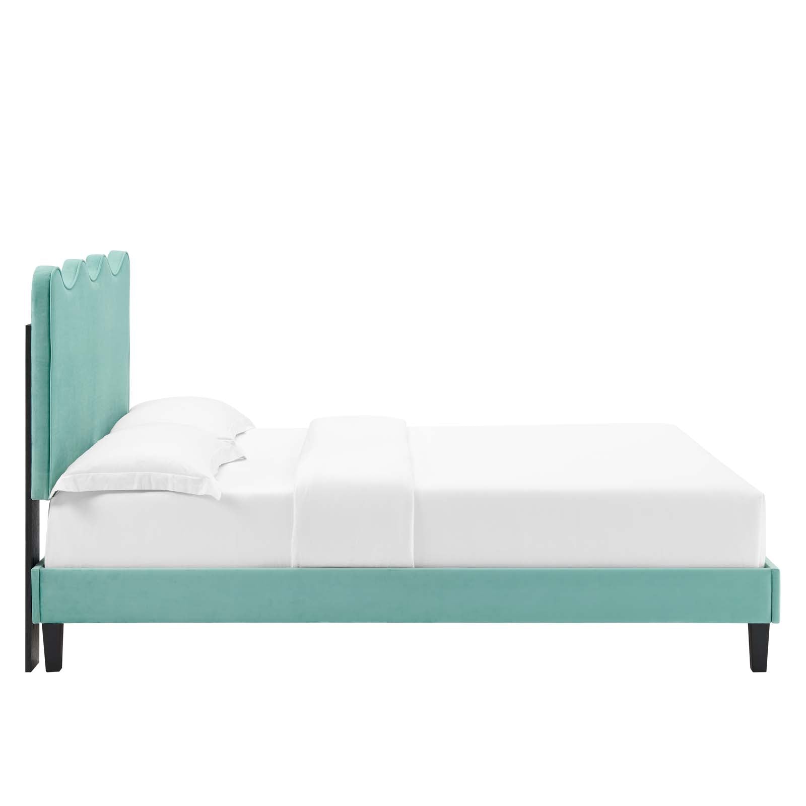 Current Performance Velvet Twin Platform Bed By Modway - MOD-6729-CHA | Beds |  Modishstore - 38