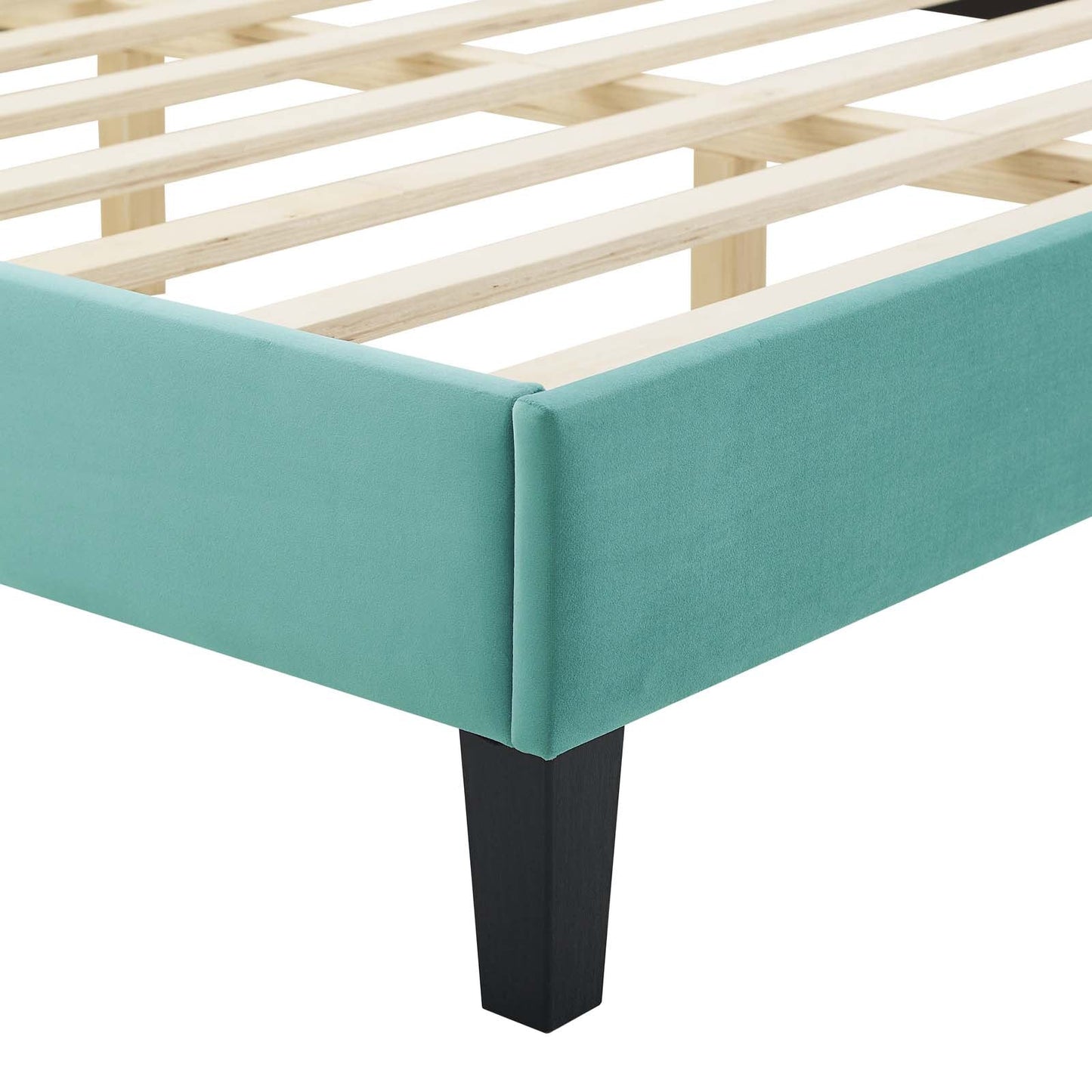Current Performance Velvet Twin Platform Bed By Modway - MOD-6729-CHA | Beds |  Modishstore - 40
