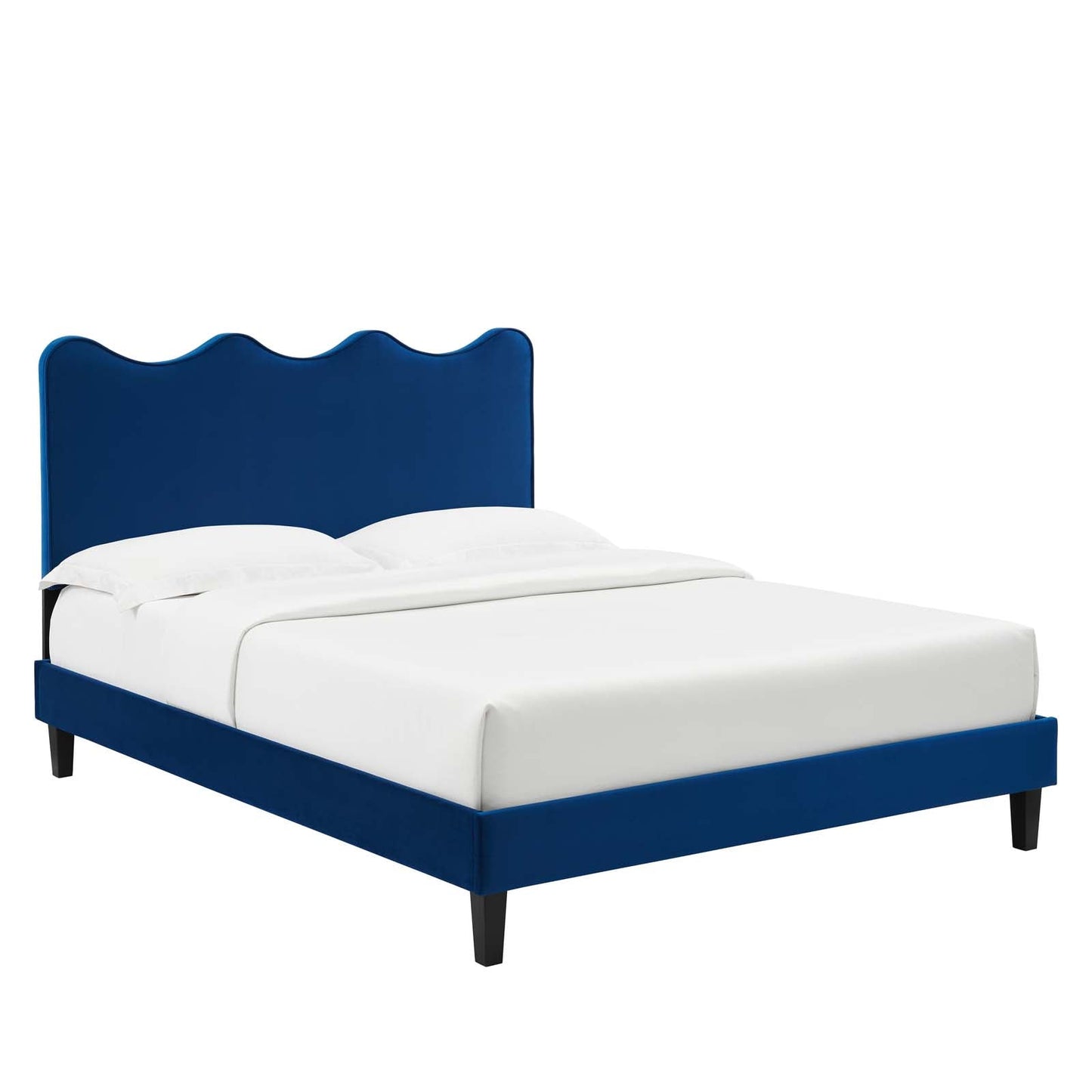 Current Performance Velvet Twin Platform Bed By Modway - MOD-6729-CHA | Beds |  Modishstore - 45
