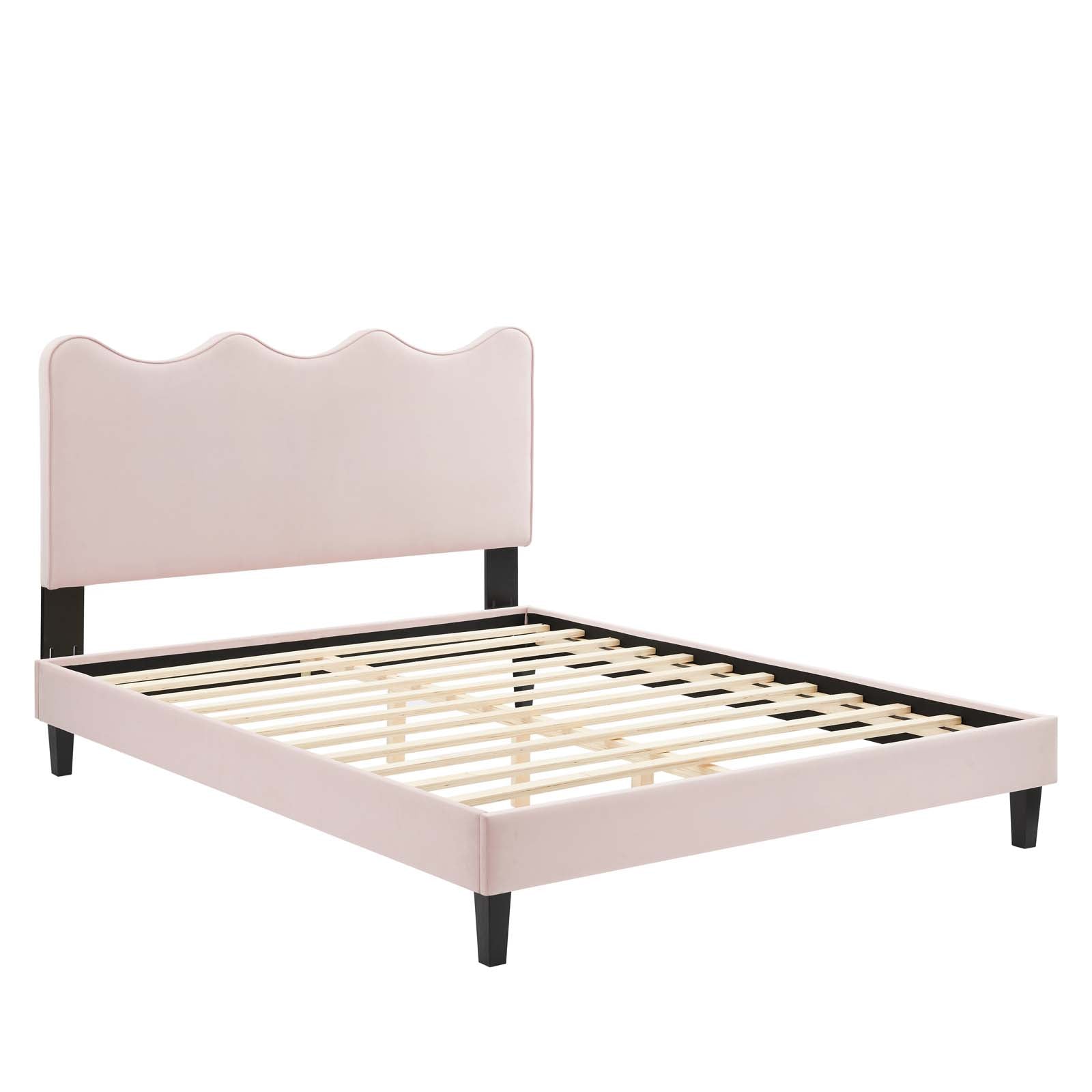 Current Performance Velvet Twin Platform Bed By Modway - MOD-6729-CHA | Beds |  Modishstore - 61