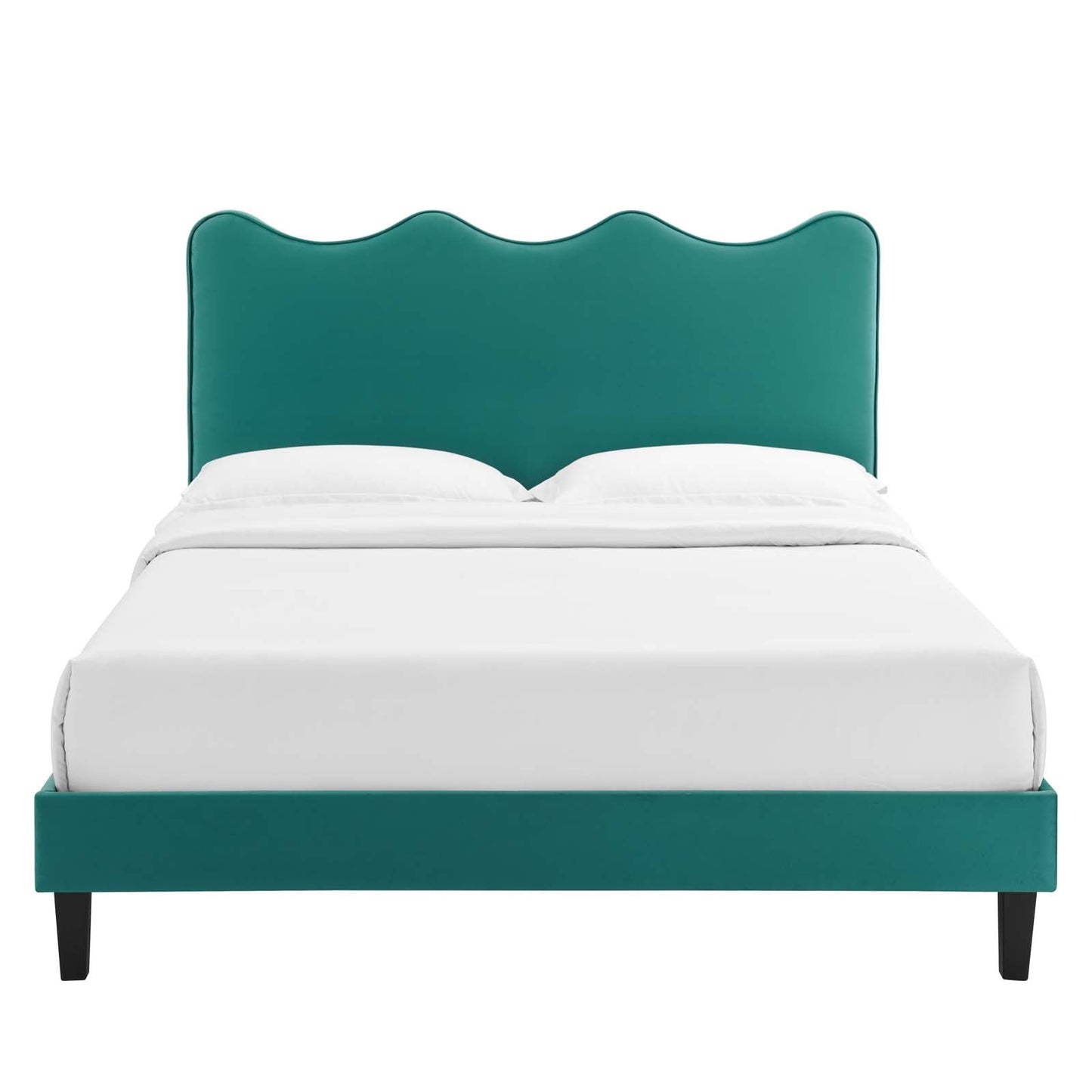 Current Performance Velvet Twin Platform Bed By Modway - MOD-6729-CHA | Beds |  Modishstore - 74
