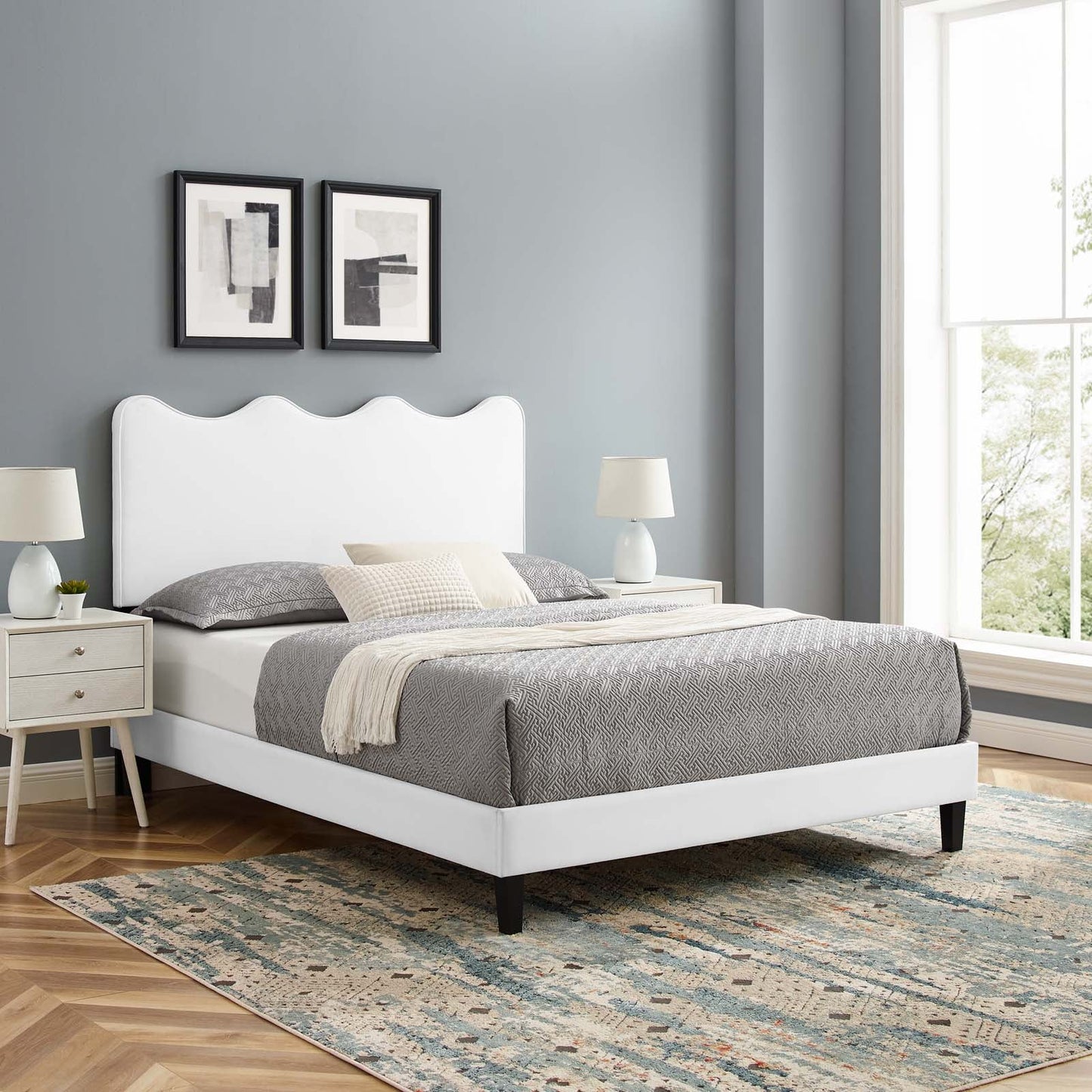 Current Performance Velvet Twin Platform Bed By Modway - MOD-6729-CHA | Beds |  Modishstore - 81