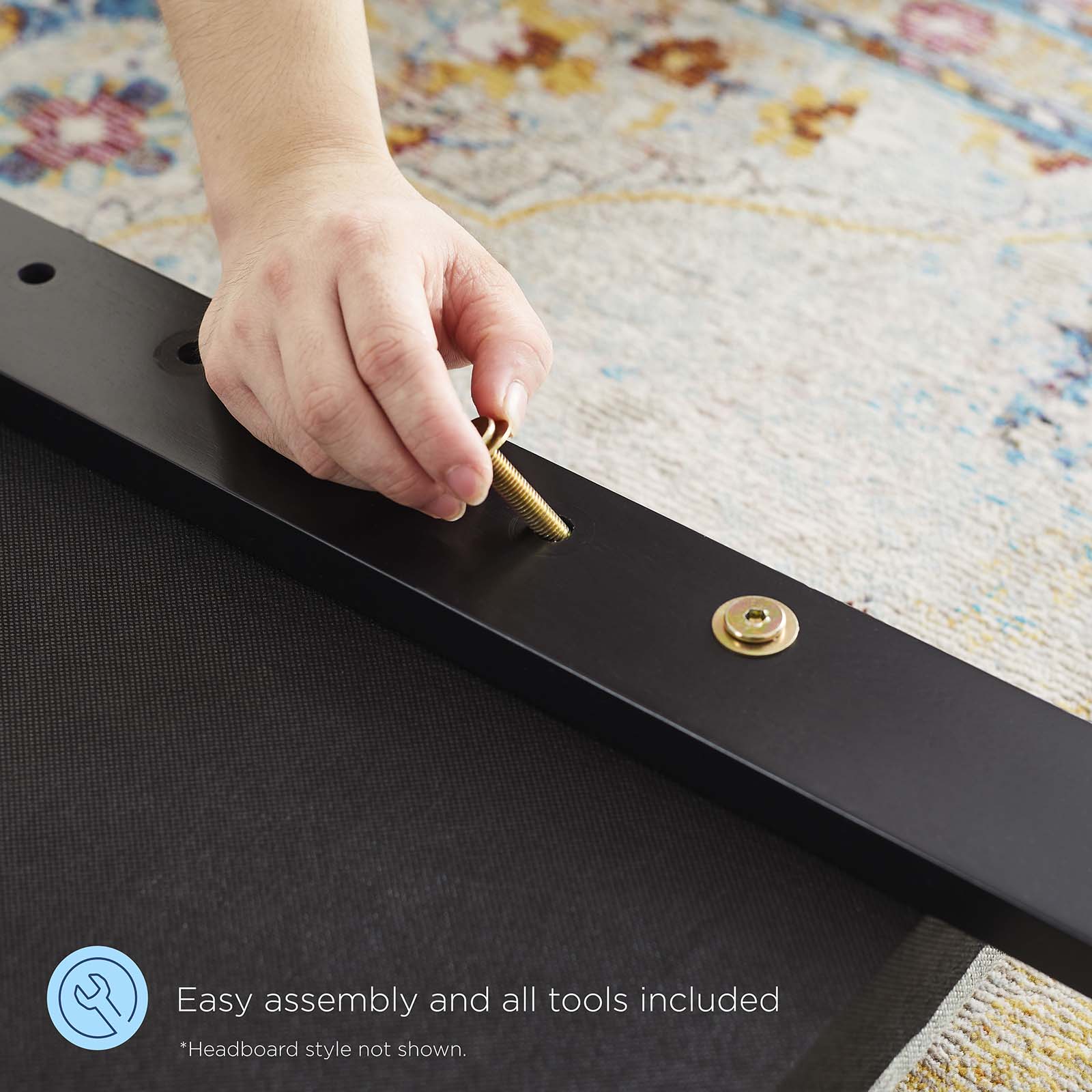 Current Performance Velvet Twin Platform Bed By Modway - MOD-6729-CHA | Beds |  Modishstore - 88