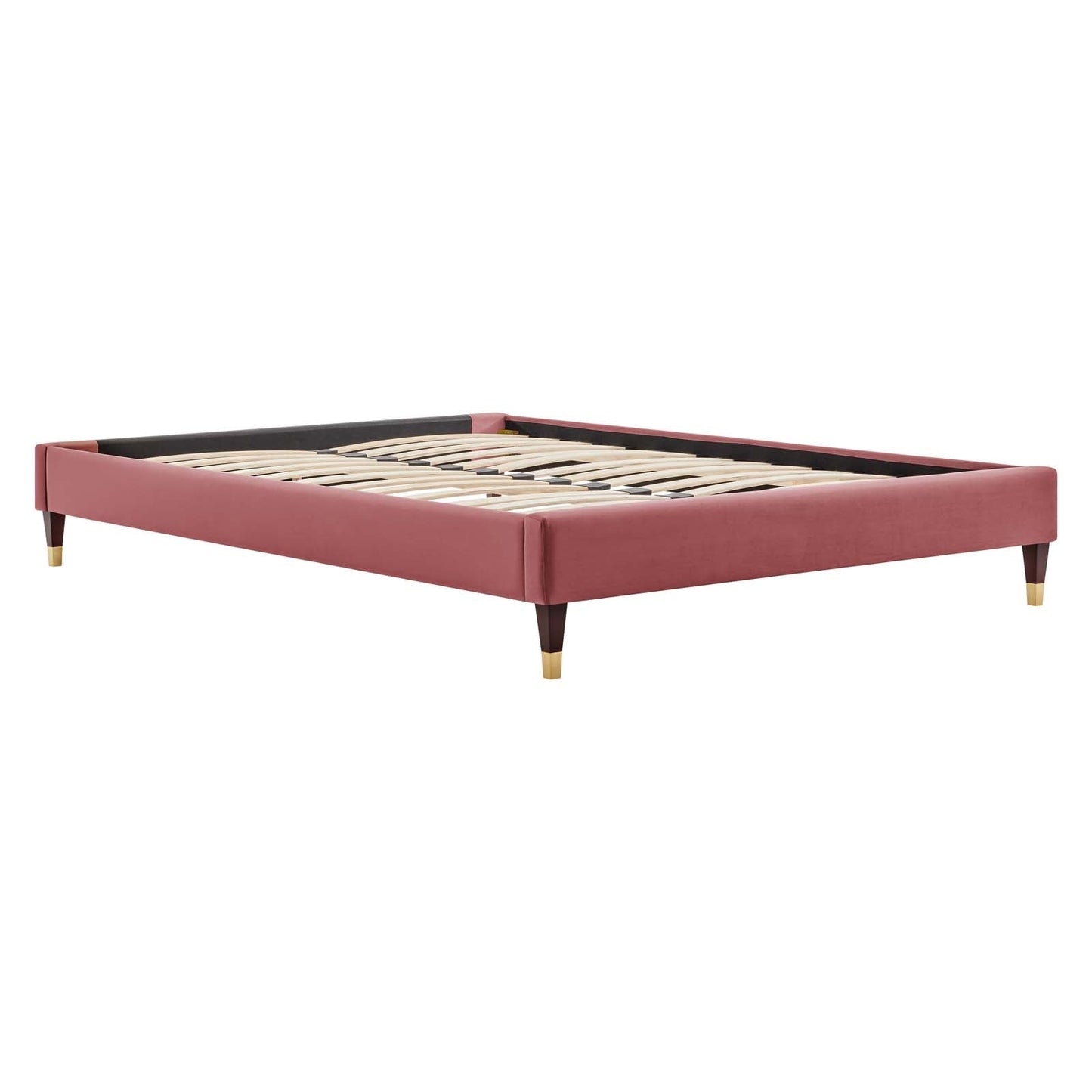 Emerson Performance Velvet King Platform Bed By Modway - MOD-6860 | Beds | Modishstore - 24