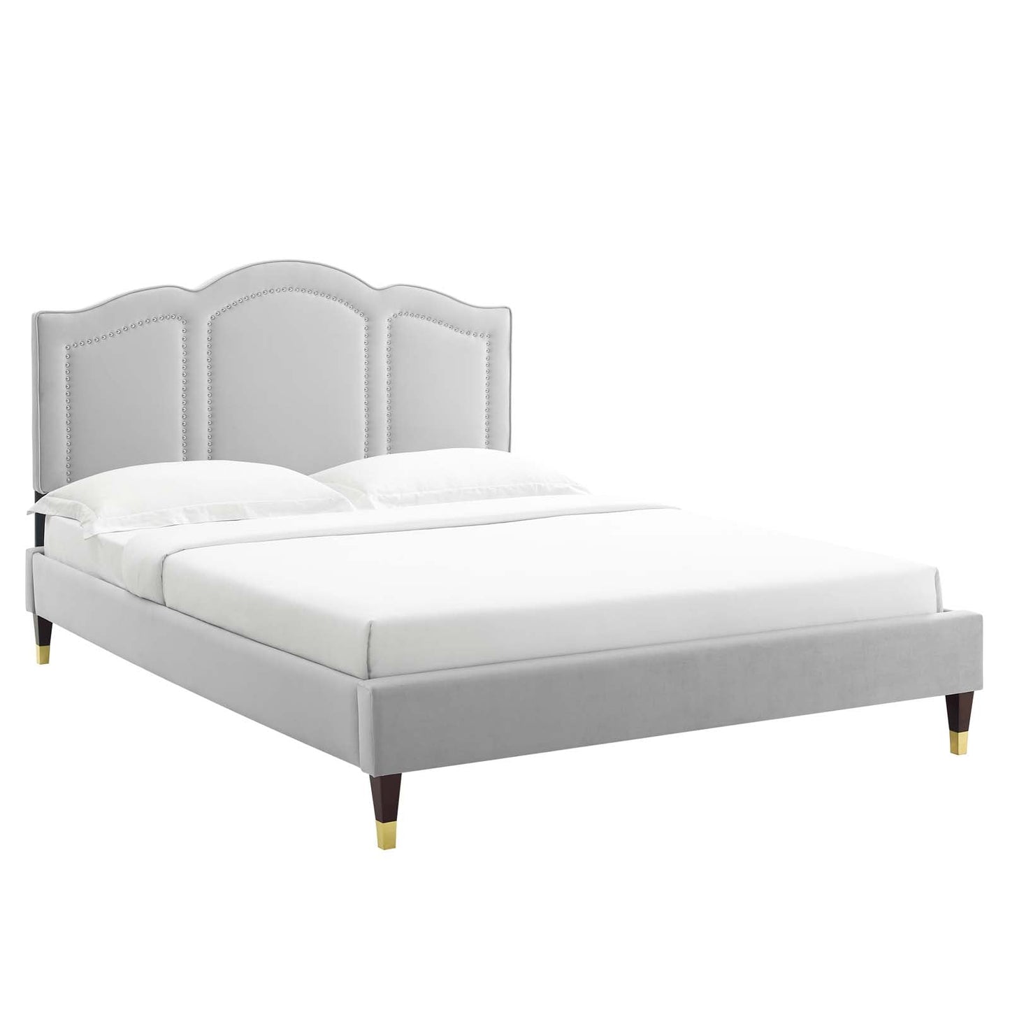 Emerson Performance Velvet King Platform Bed By Modway - MOD-6860 | Beds | Modishstore - 29