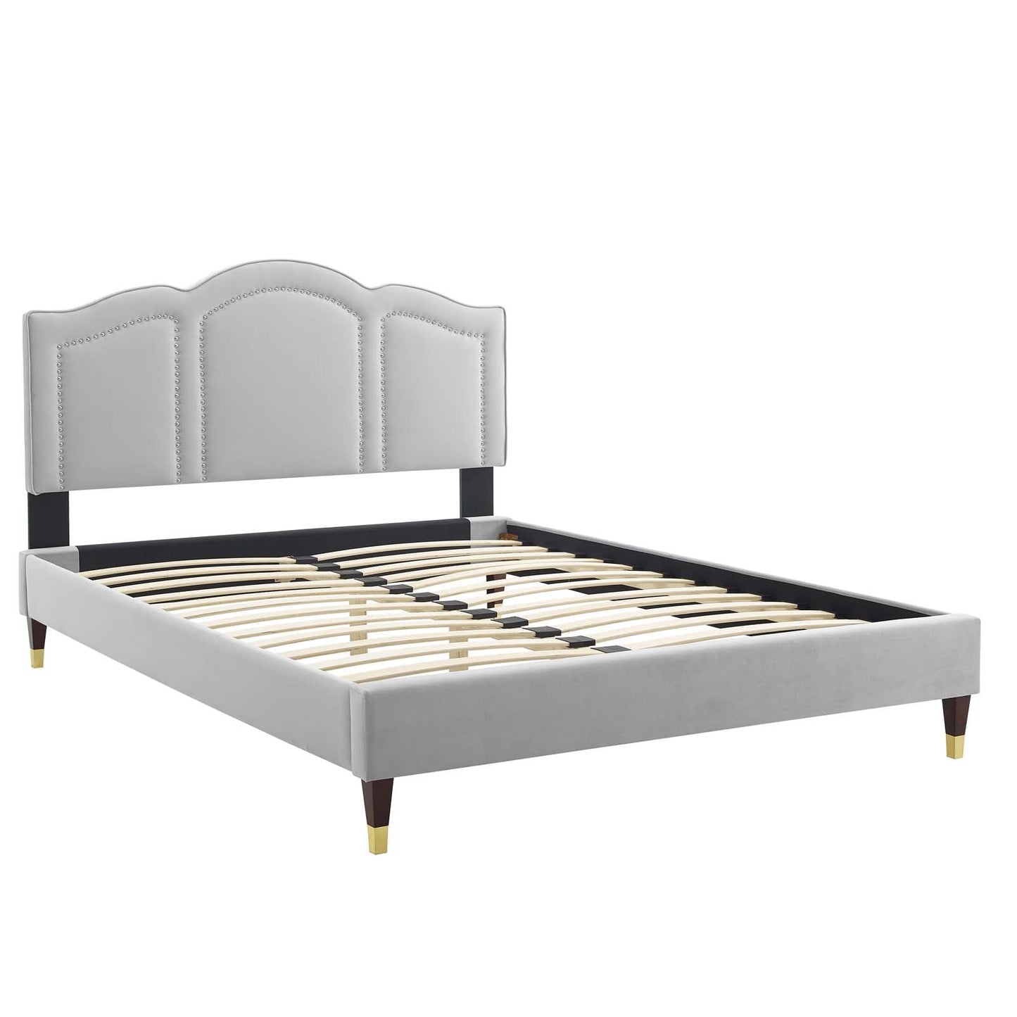 Emerson Performance Velvet King Platform Bed By Modway - MOD-6860 | Beds | Modishstore - 37