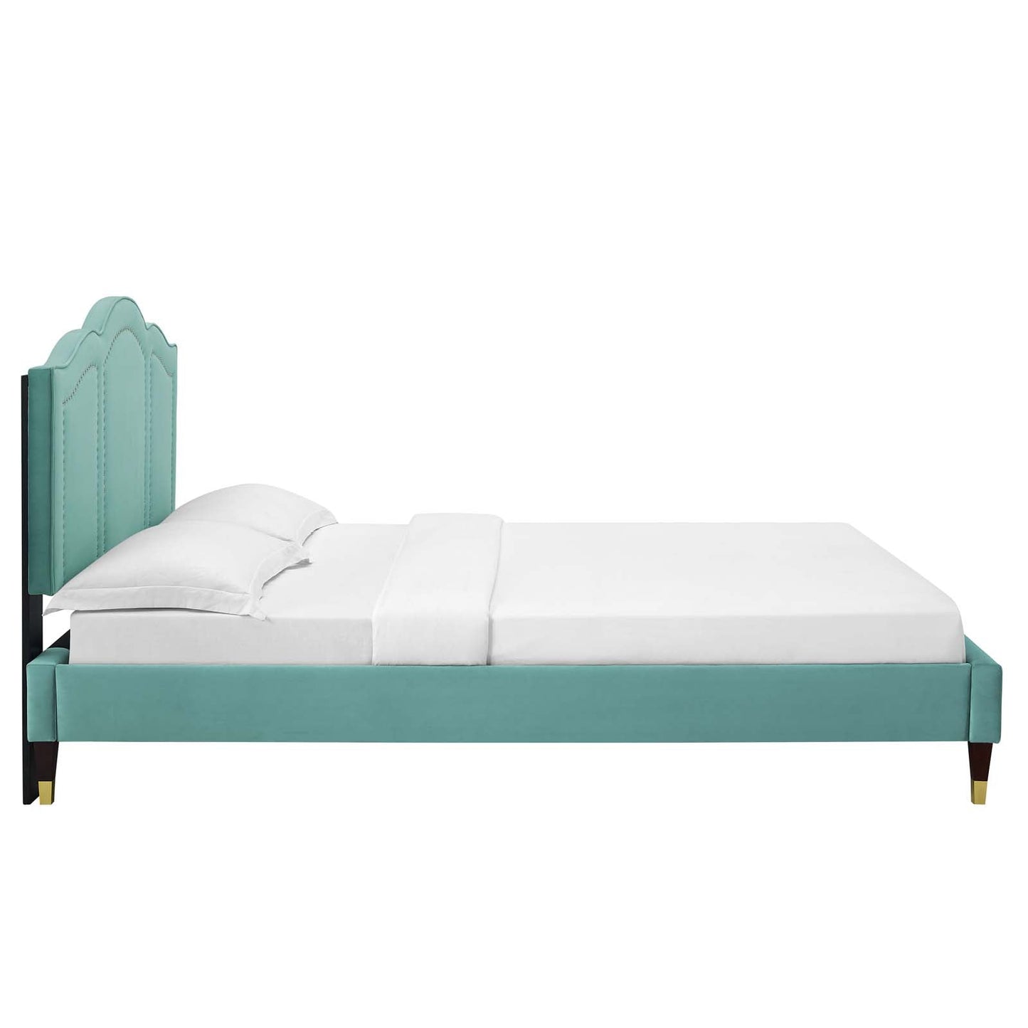 Emerson Performance Velvet King Platform Bed By Modway - MOD-6860 | Beds | Modishstore - 50