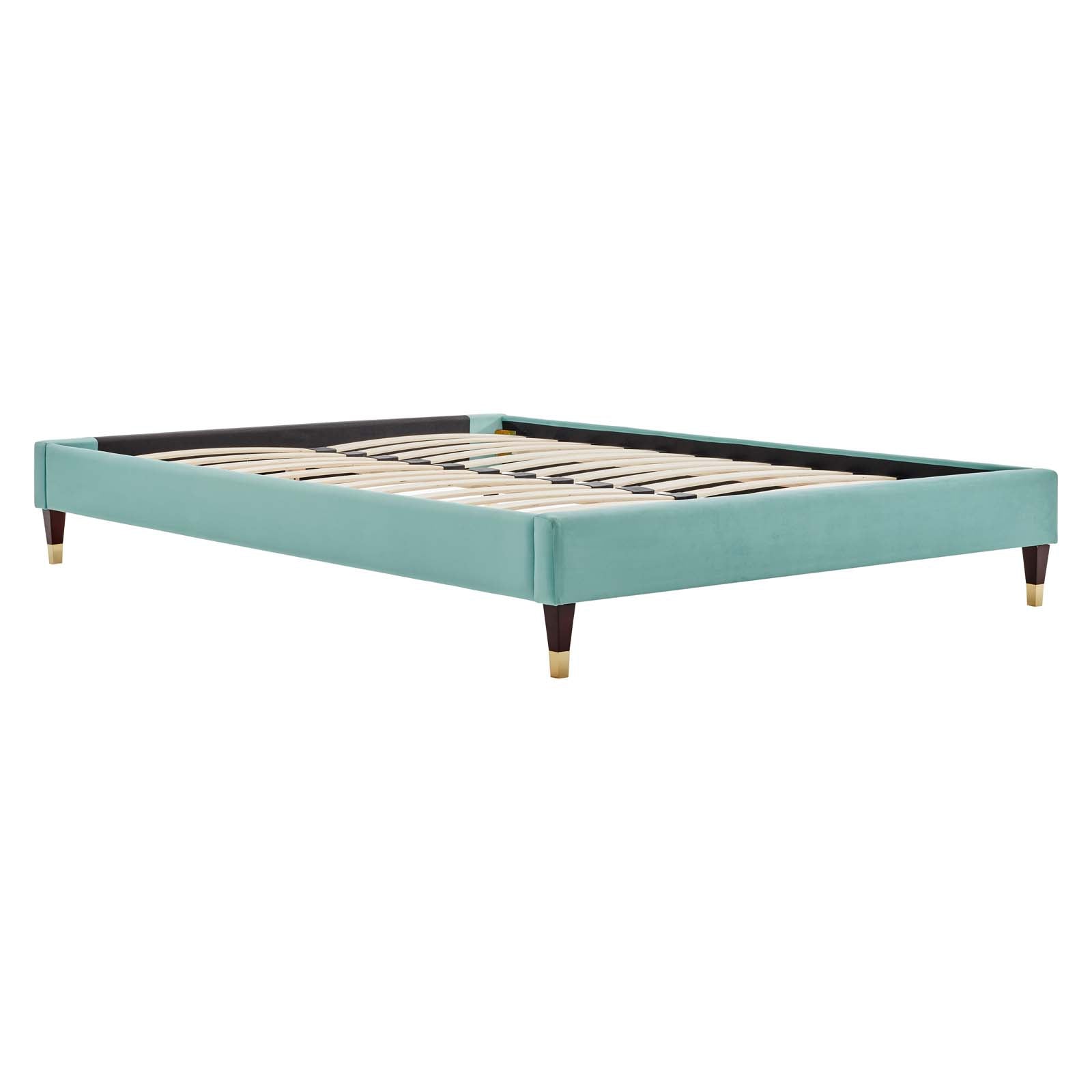 Emerson Performance Velvet King Platform Bed By Modway - MOD-6860 | Beds | Modishstore - 52