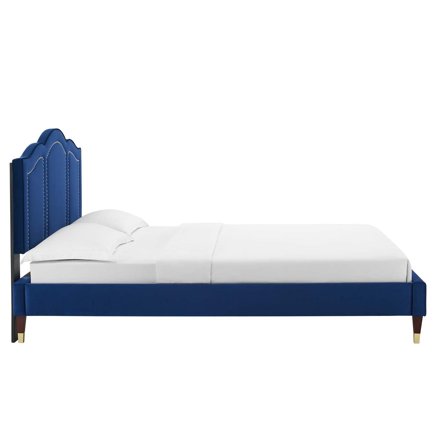 Emerson Performance Velvet King Platform Bed By Modway - MOD-6860 | Beds | Modishstore - 64