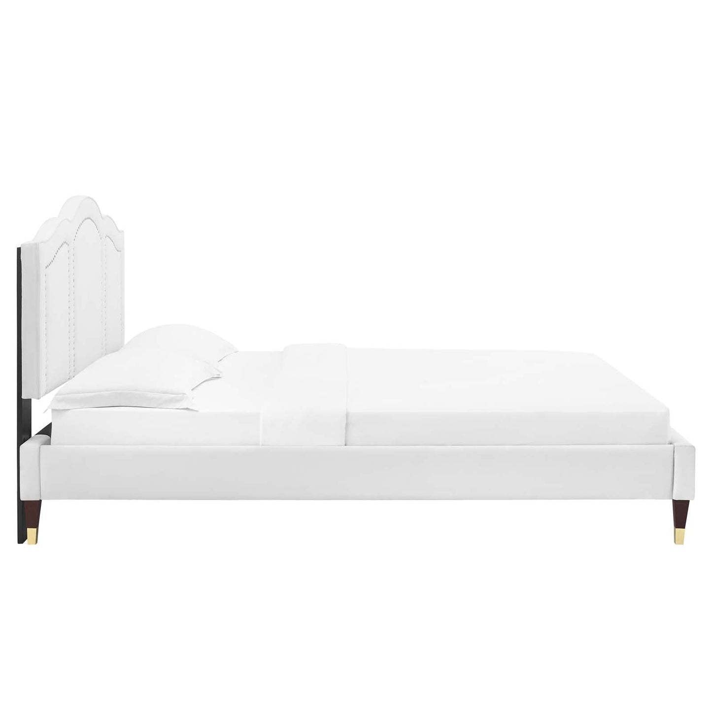 Emerson Performance Velvet King Platform Bed By Modway - MOD-6860 | Beds | Modishstore - 105