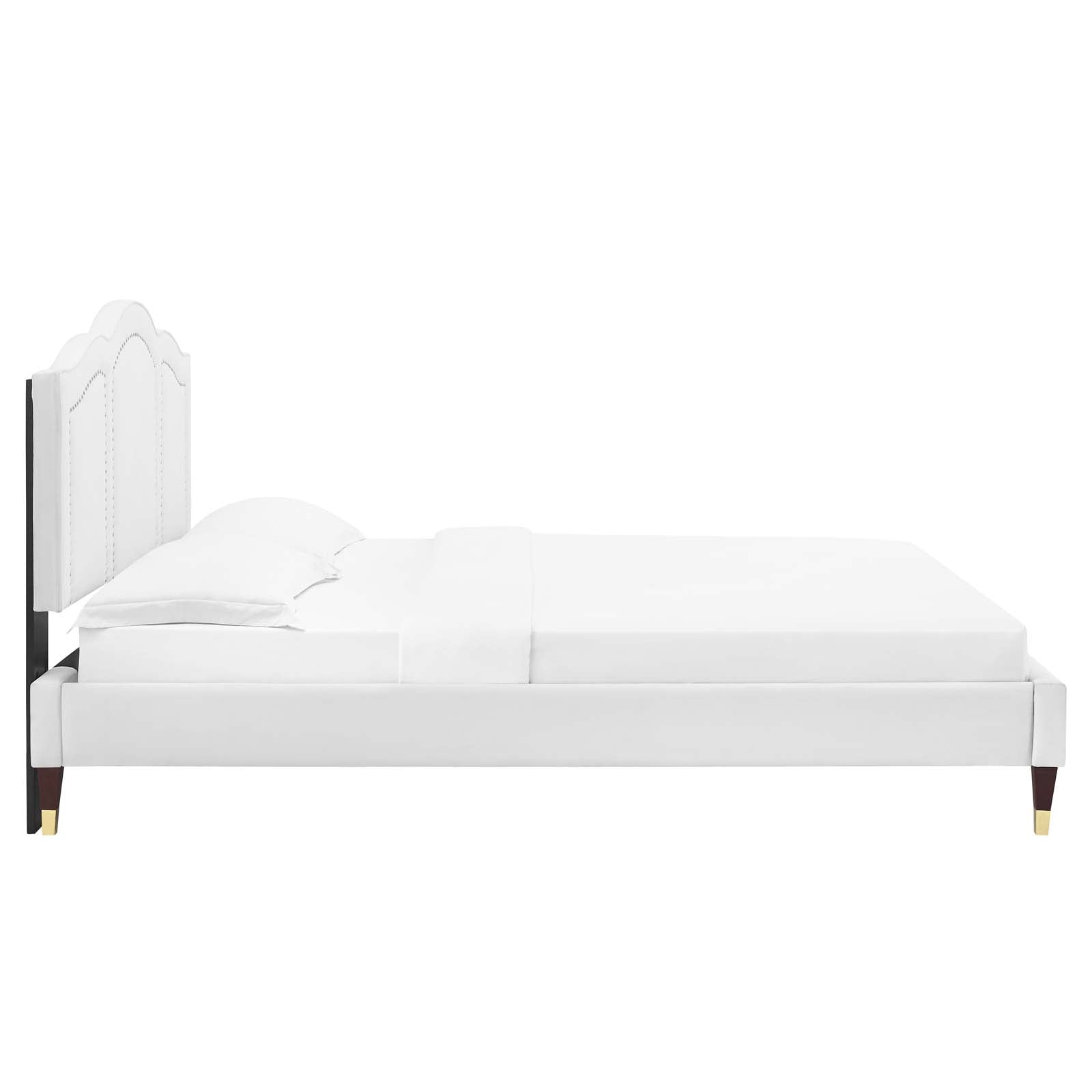Emerson Performance Velvet King Platform Bed By Modway - MOD-6860 | Beds | Modishstore - 105