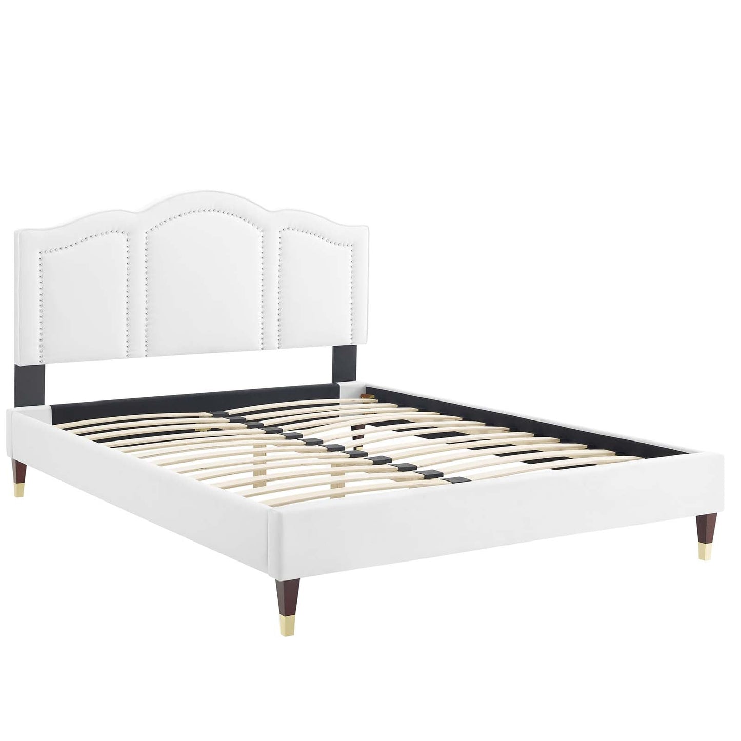 Emerson Performance Velvet King Platform Bed By Modway - MOD-6860 | Beds | Modishstore - 106